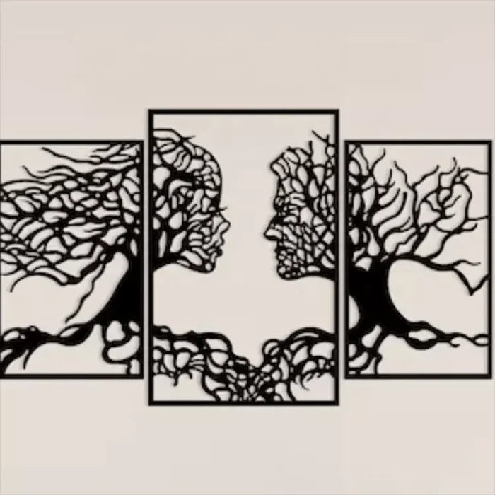 Roots of Love Metal Wall Art