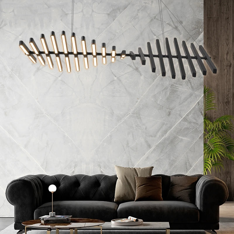 Floating Rib Chandelier