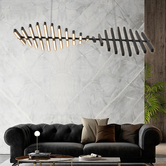 Floating Rib Chandelier