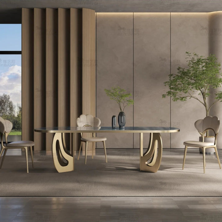 Marquis Blue Mist Marble Table - KaveCore