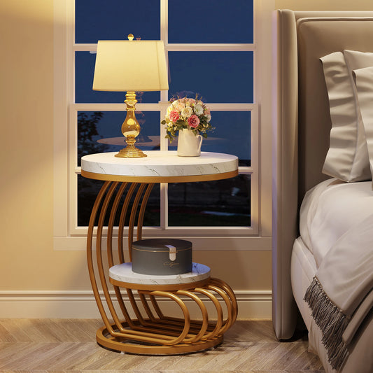 Evoque Curve Side Tables US