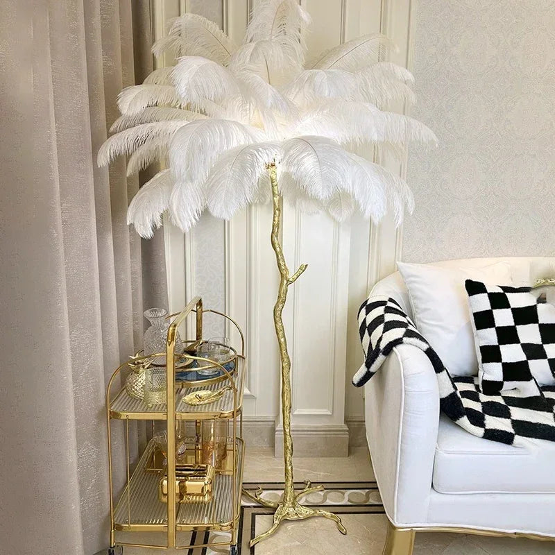 Palmira Feather Floor Lamp