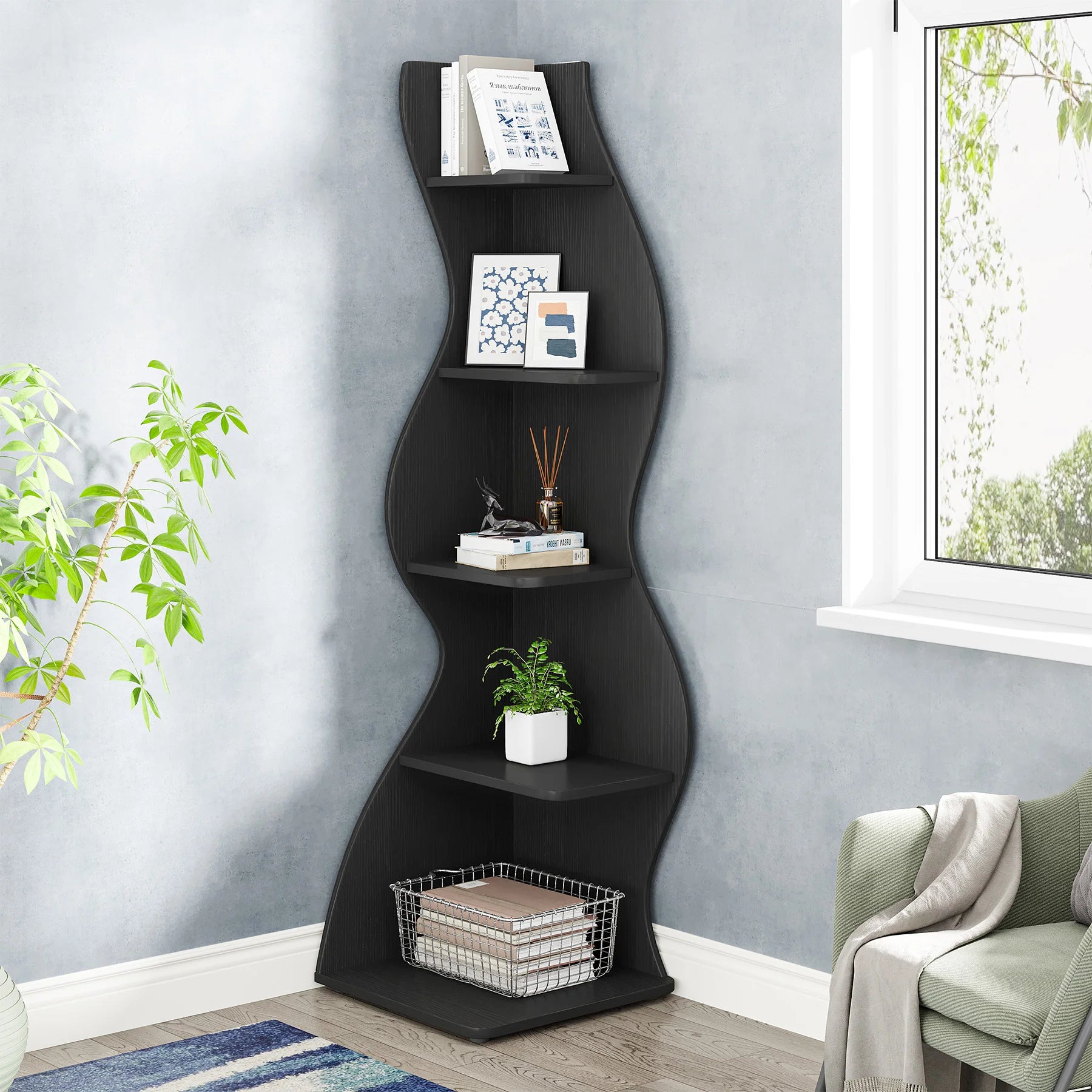 Waveline Corner Shelf US - KaveCore