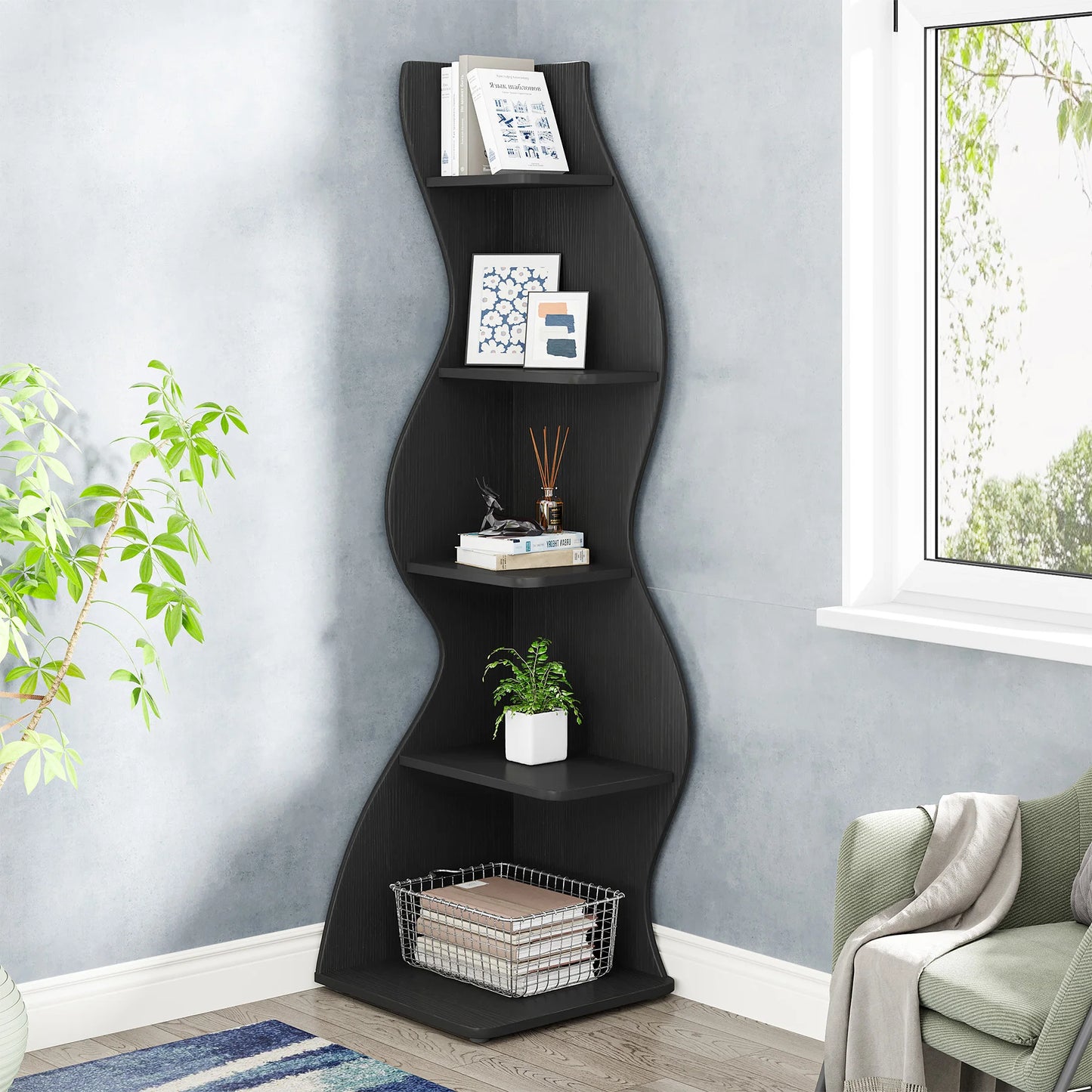 Waveline Corner Shelf US - KaveCore