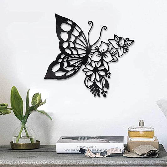 Elegant Butterfly Metal Wall Art