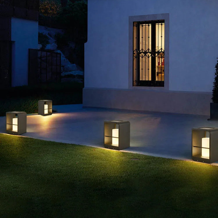 NightCube – Elegant Solar LED Light for Outdoor Ambiance - KaveCore