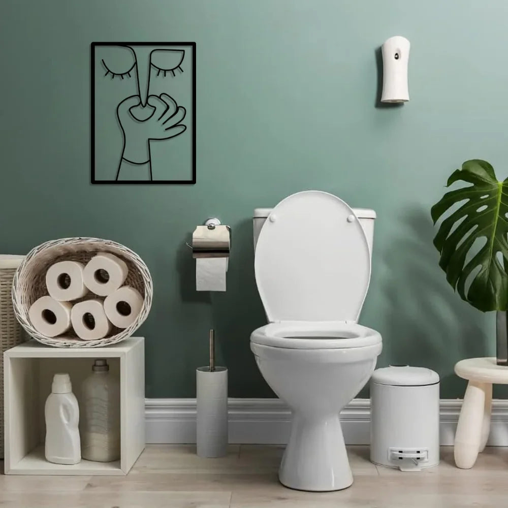 The Nose Job Metal Wall Art