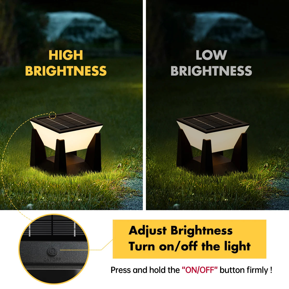 LumiSquare Solar Post - KaveCore