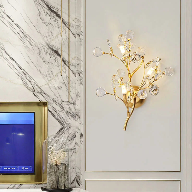 The Crystal Arbor Wall Light