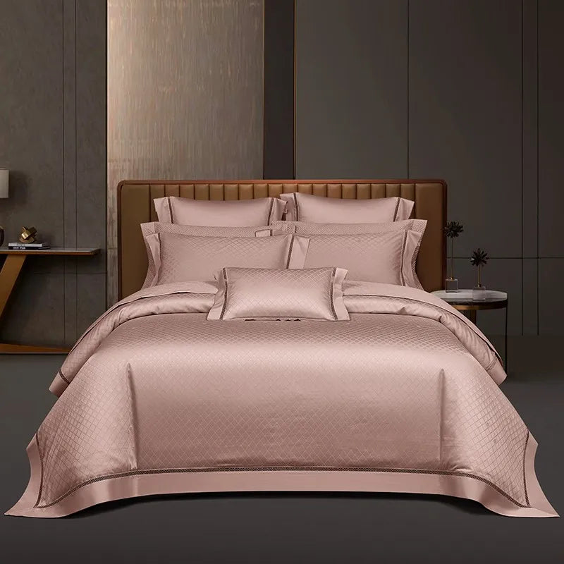 Palais Diamond Duvet Cover Set (Long-Staple Sateen Cotton)