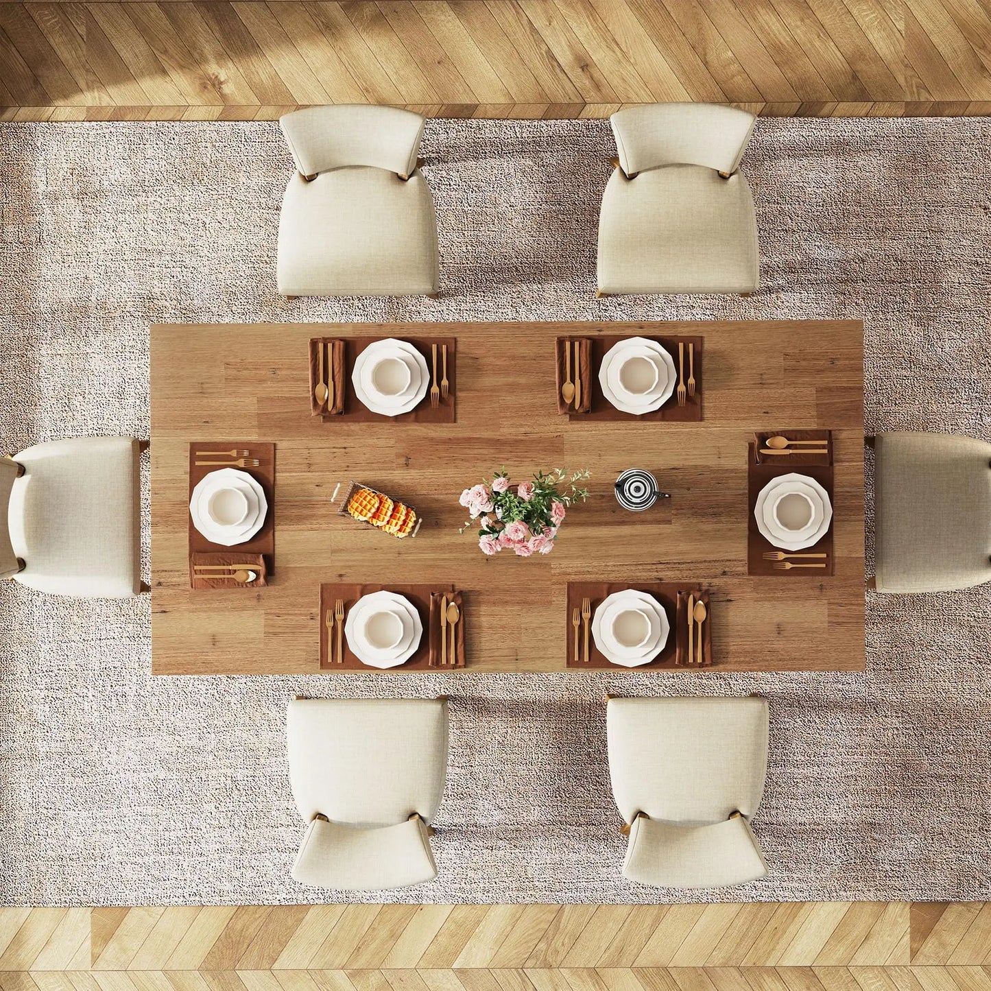 MapleGrove 63" Rectangular Table - US - KaveCore