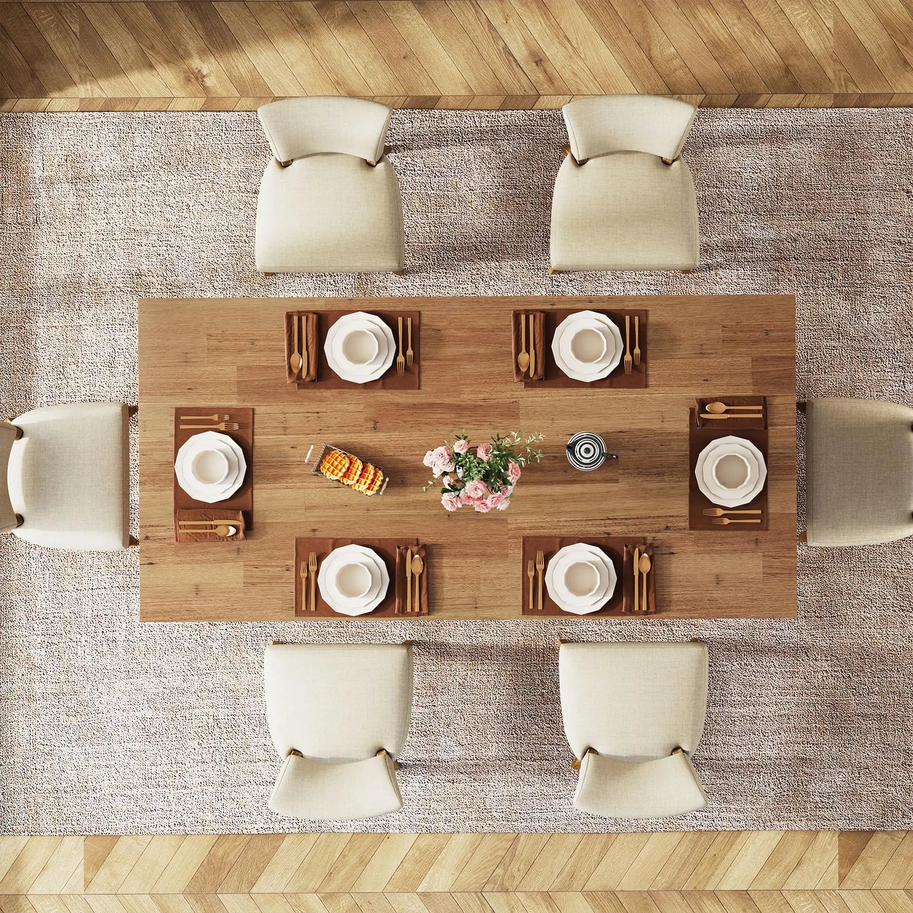 MapleGrove 63" Rectangular Table - US - KaveCore