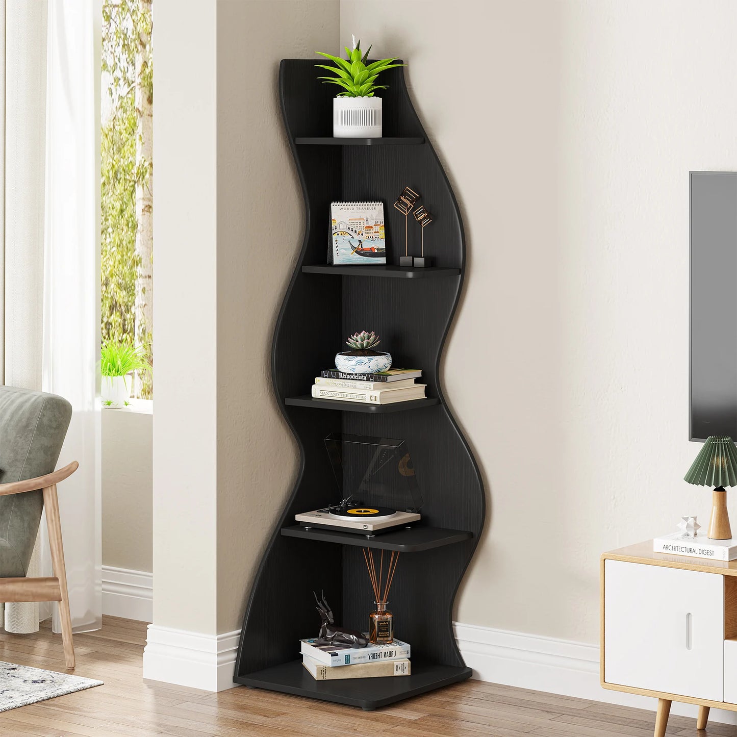Waveline Corner Shelf US - KaveCore