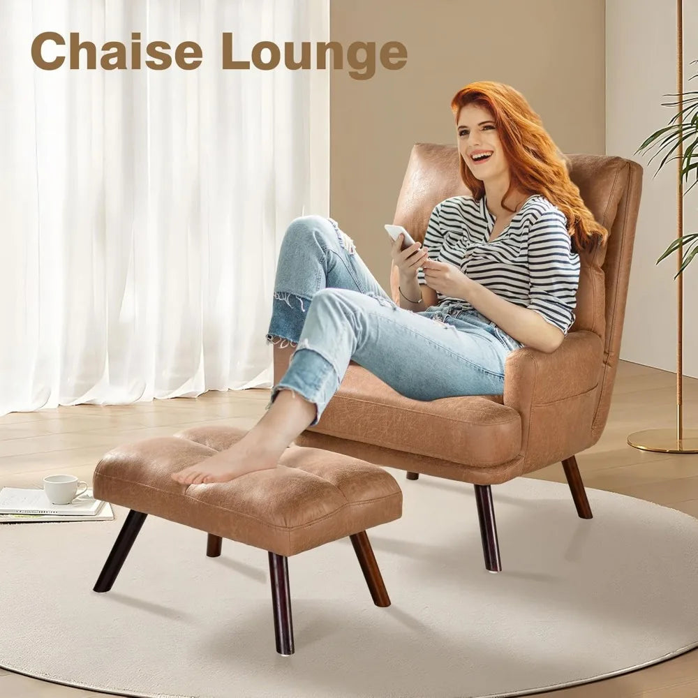 The Studio Siesta Recliner & Ottoman Set US - KaveCore