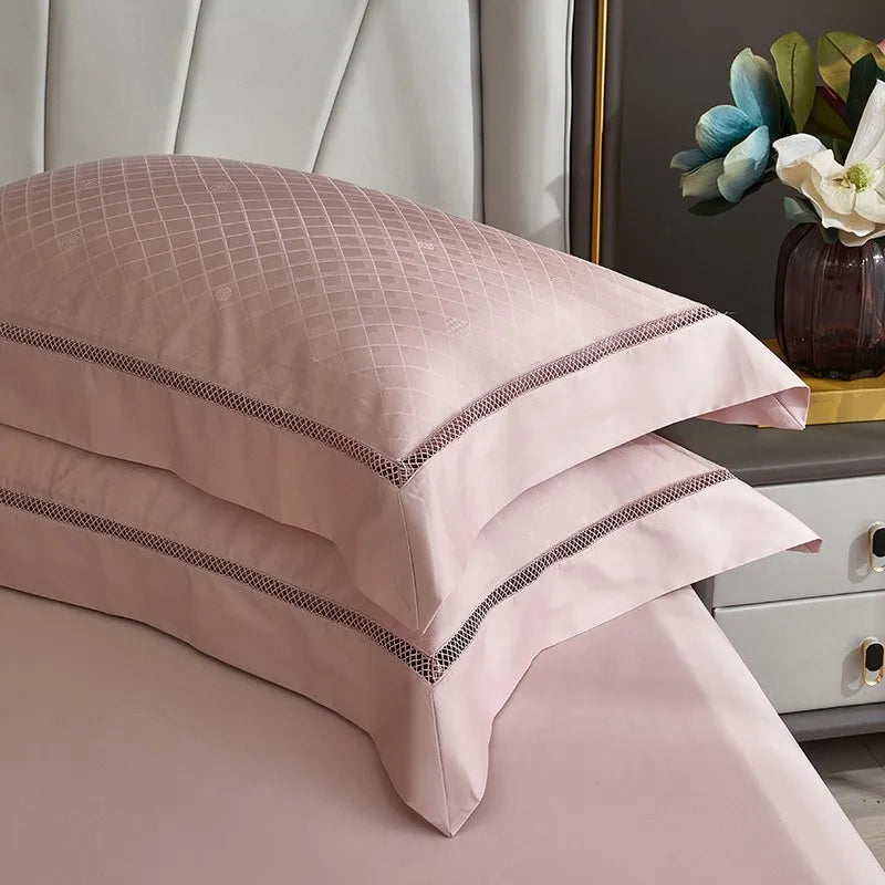 Palais Diamond Duvet Cover Set (Long-Staple Sateen Cotton)