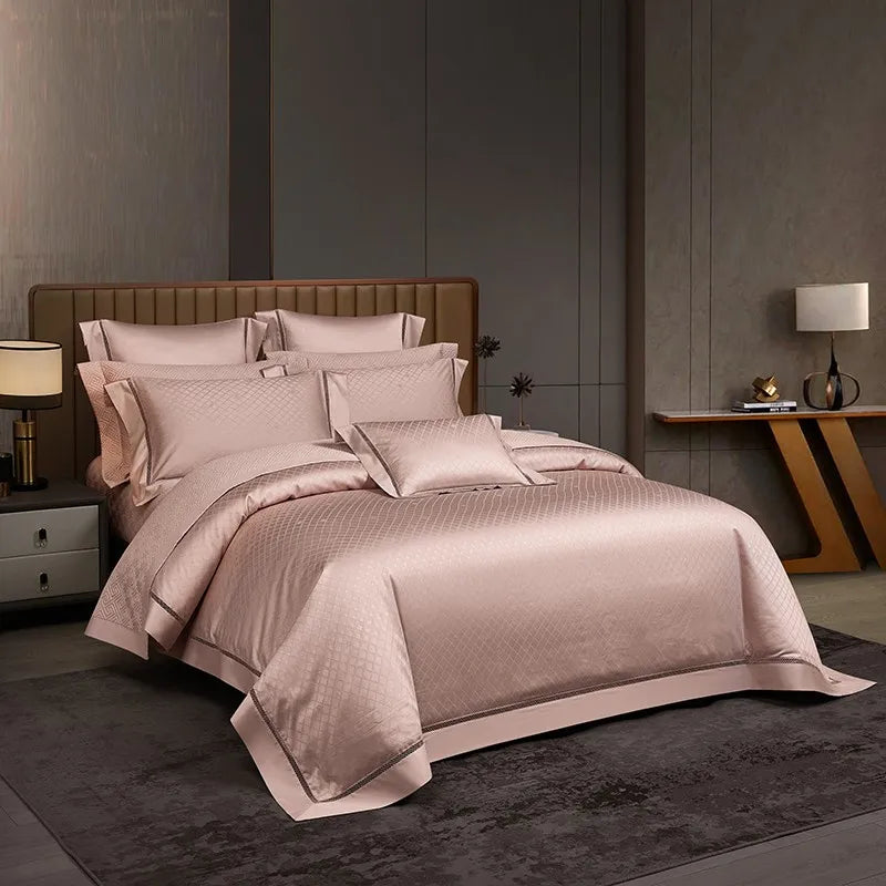 Palais Diamond Duvet Cover Set (Long-Staple Sateen Cotton)