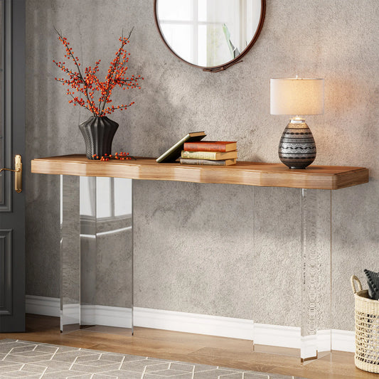 Edge47 – Slim Console with Transparent Legs US - KaveCore