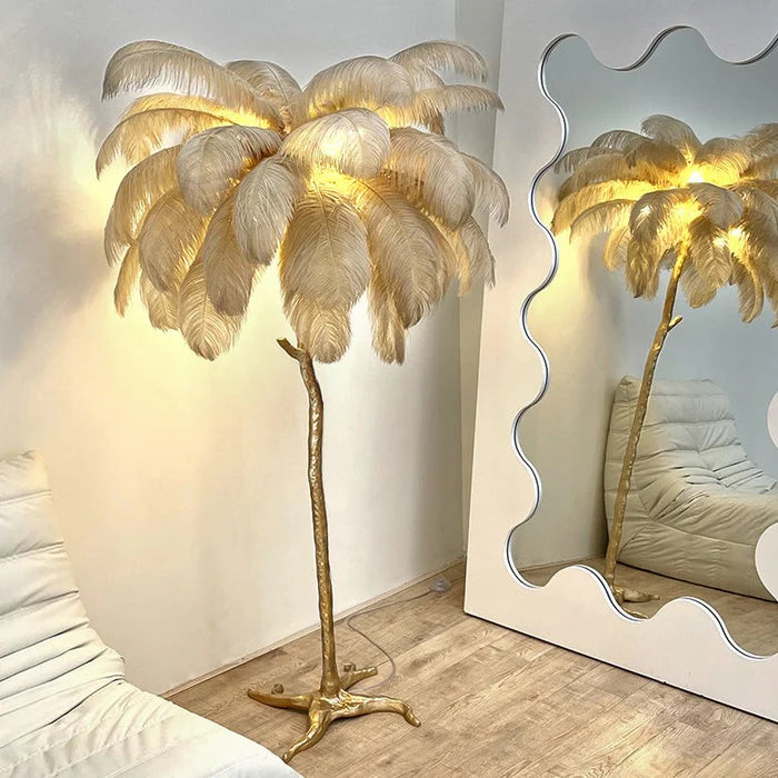 Palmira Feather Floor Lamp