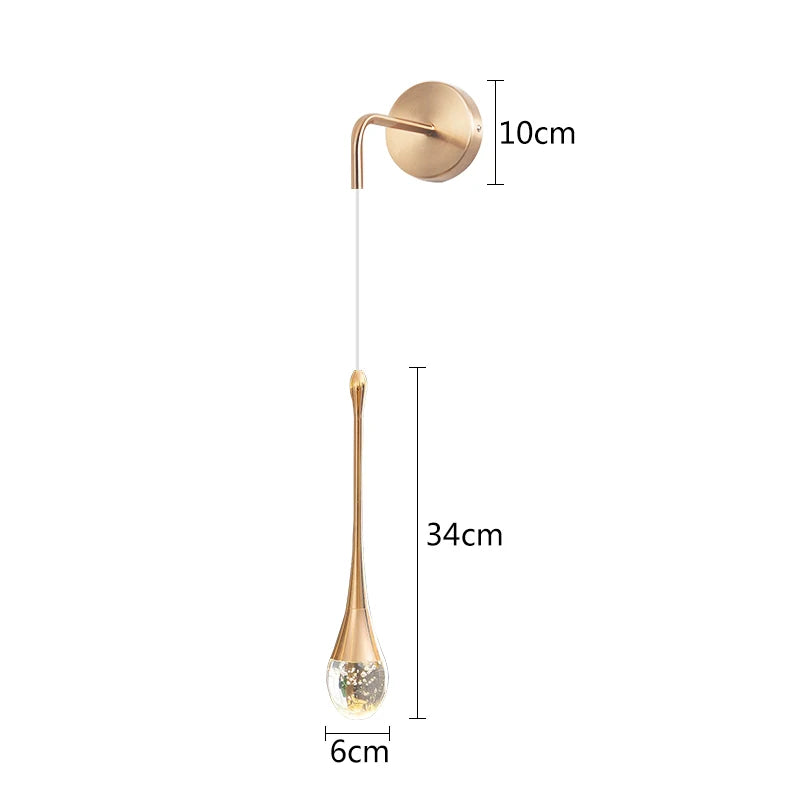 Marlowe Glass Wall Light