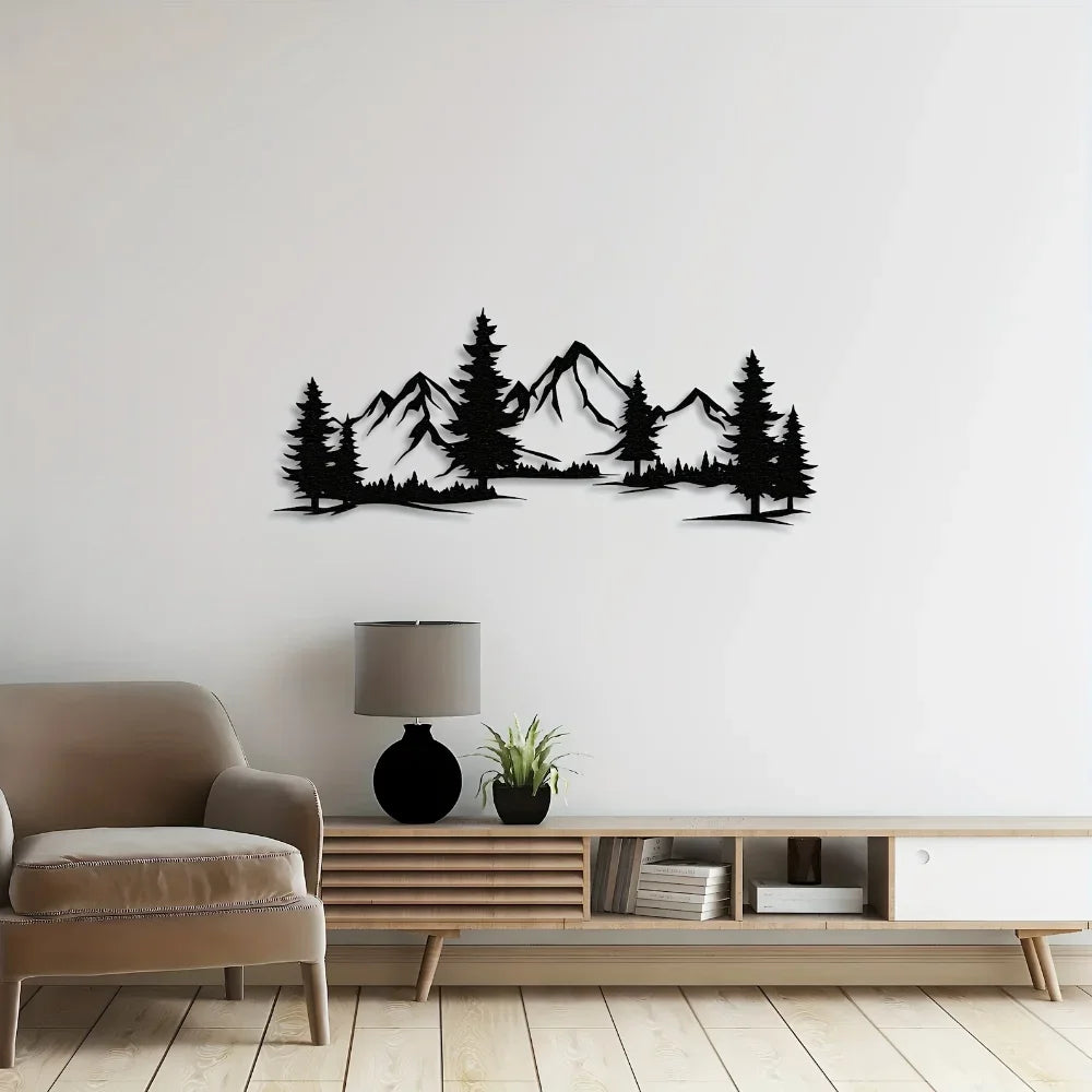 Blackridge Pine Panorama Metal Wall Art