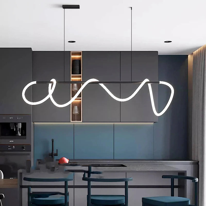 Seriflux Waveline Pendant Light