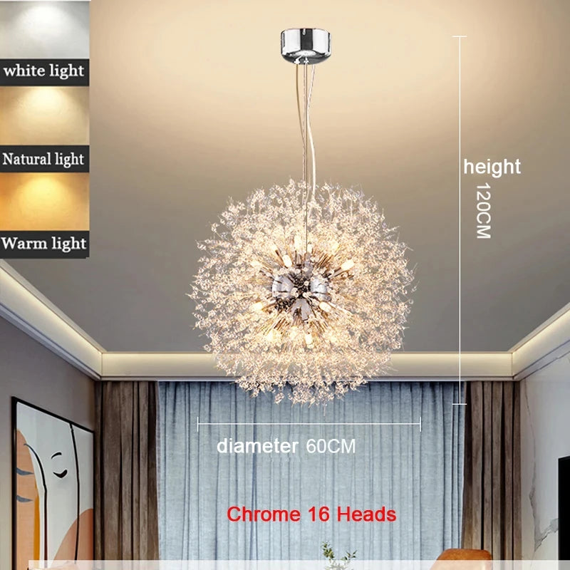 Crystal Nebula Chandelier