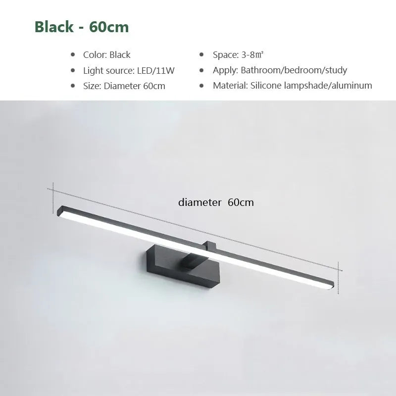 Minimalist LED Mirror Light - KaveCore