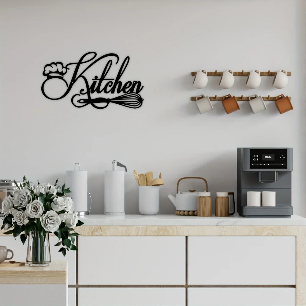 Kitchen Emblem Metal Wall Art