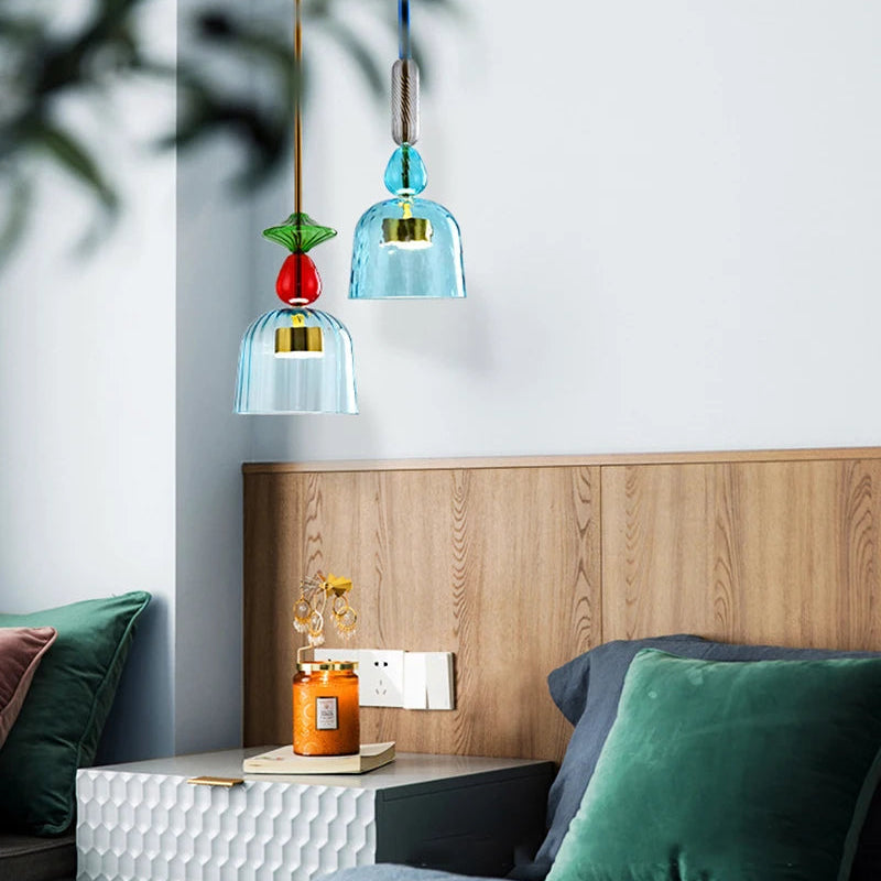 ChromaChic Glass Pendant Light