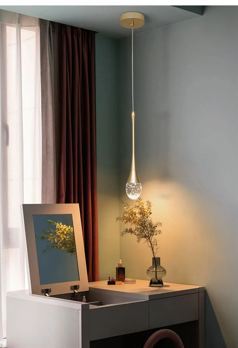 Modern Bubble Crystal Pendant Light - KaveCore