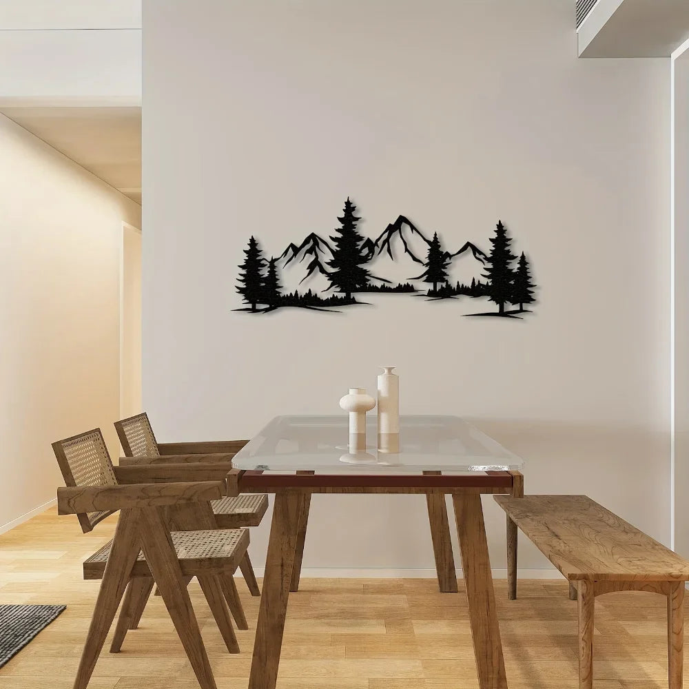 Blackridge Pine Panorama Metal Wall Art