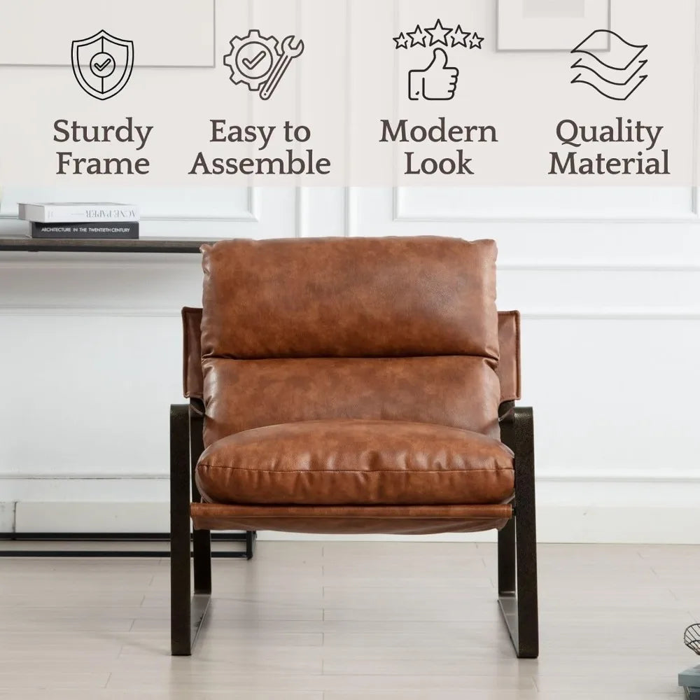 Avondale Modern PU Leather Accent Chair US - KaveCore