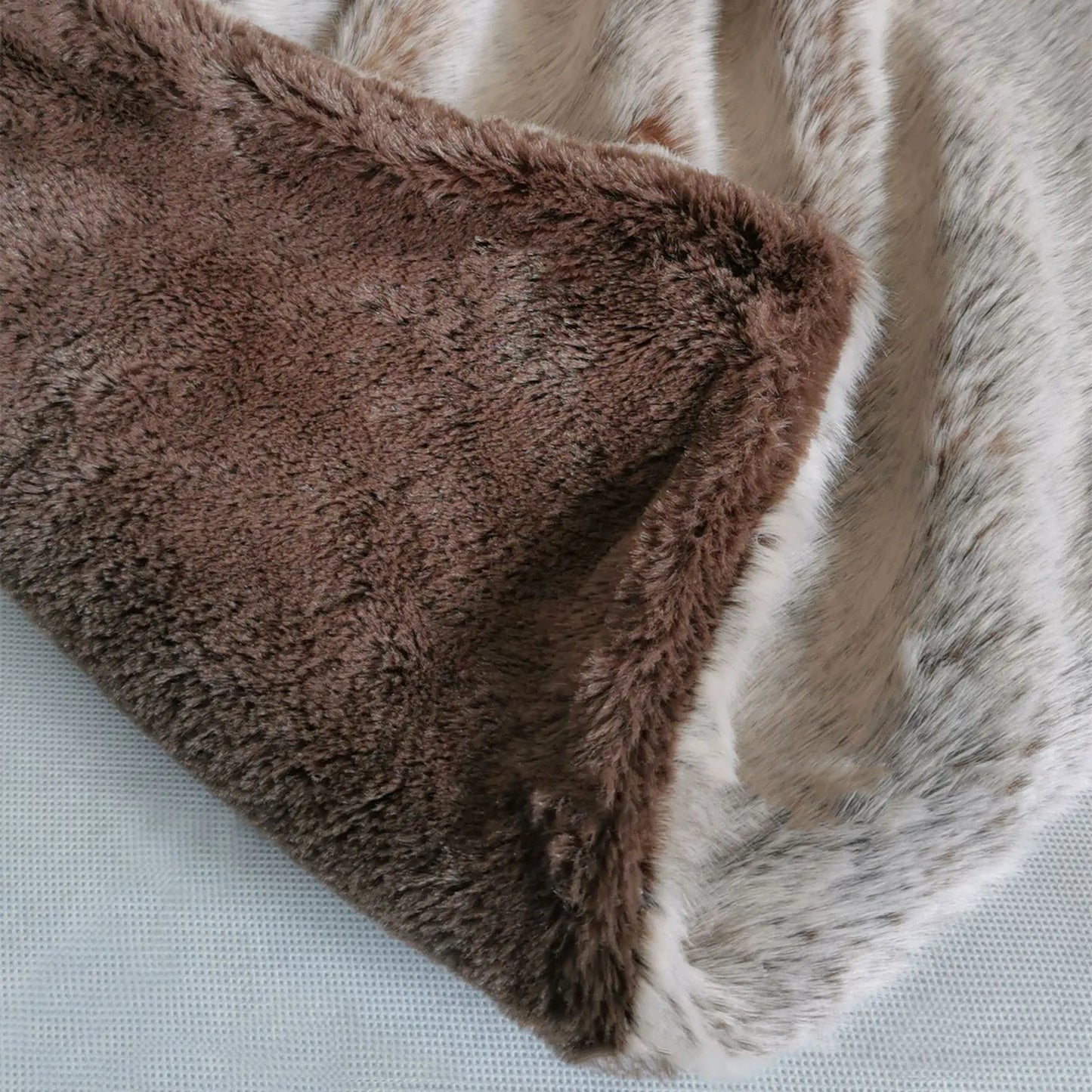 St. Moritz Luxe Chalet Faux-Fur Blanket Throw
