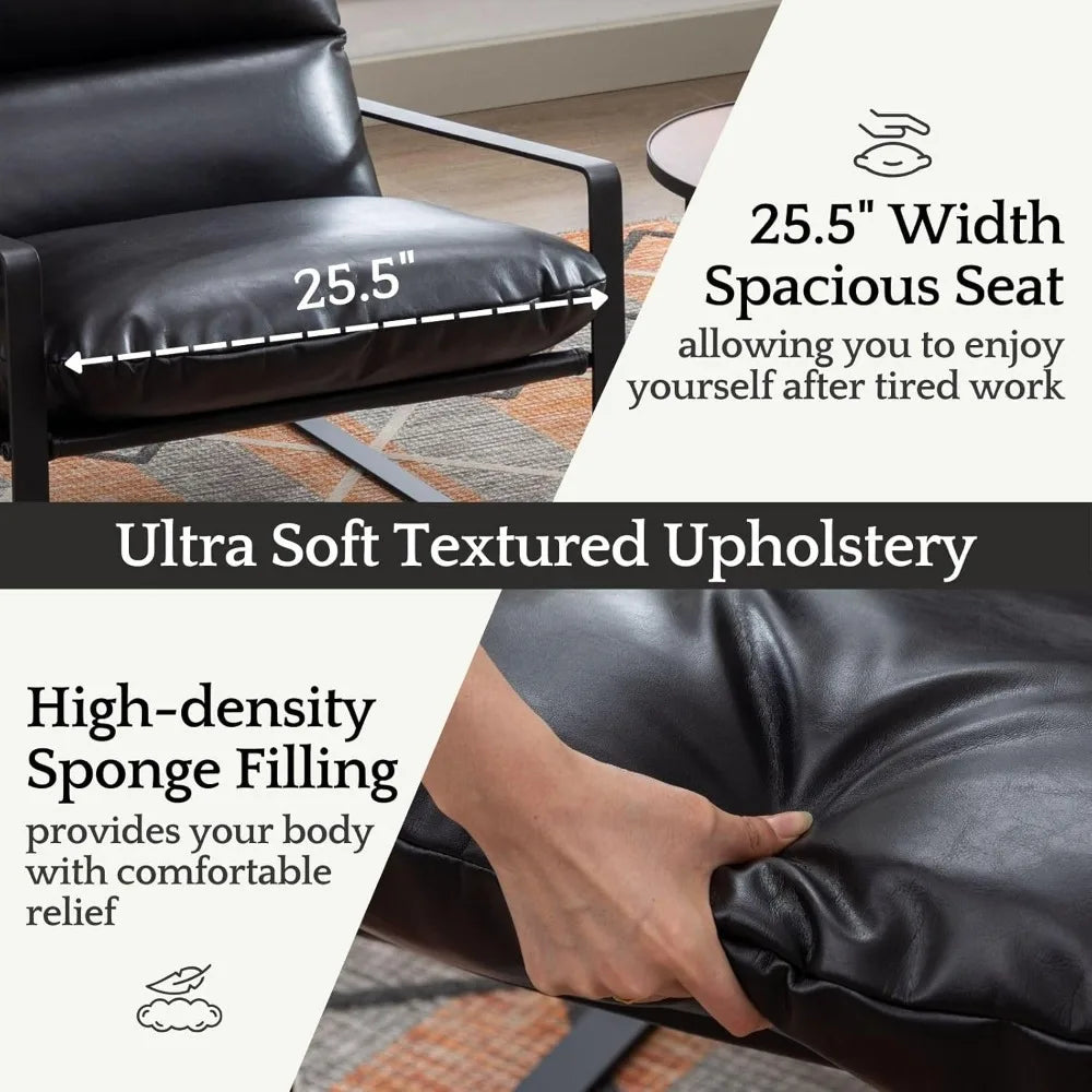 Avondale Modern PU Leather Accent Chair US - KaveCore