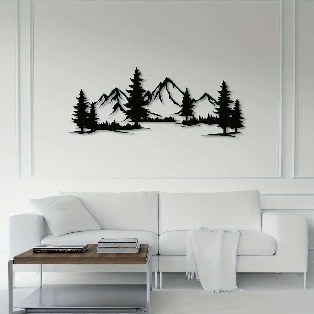 Blackridge Pine Panorama Metal Wall Art