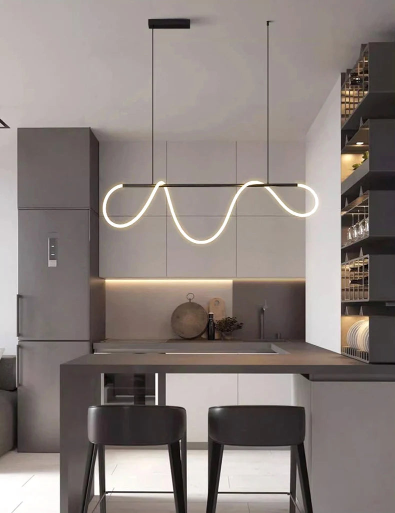 Seriflux Waveline Pendant Light