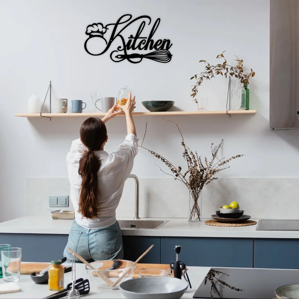 Kitchen Emblem Metal Wall Art