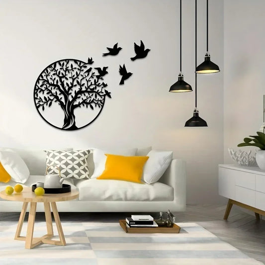 Birds of Grace Metal Wall Art