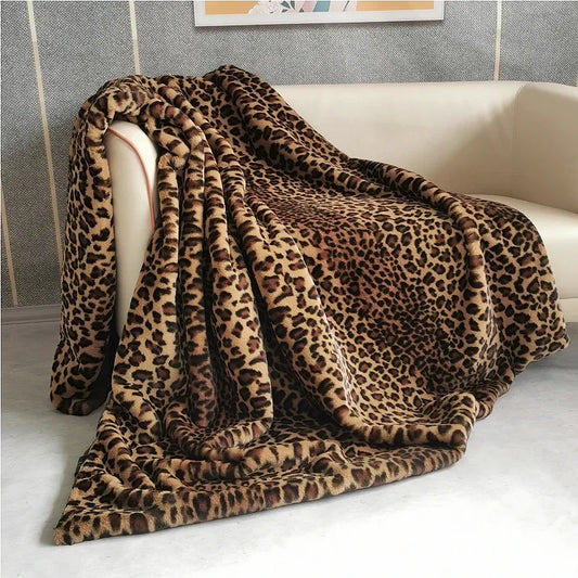 Fine Royal Bengal Faux-Fur Blanket Throw