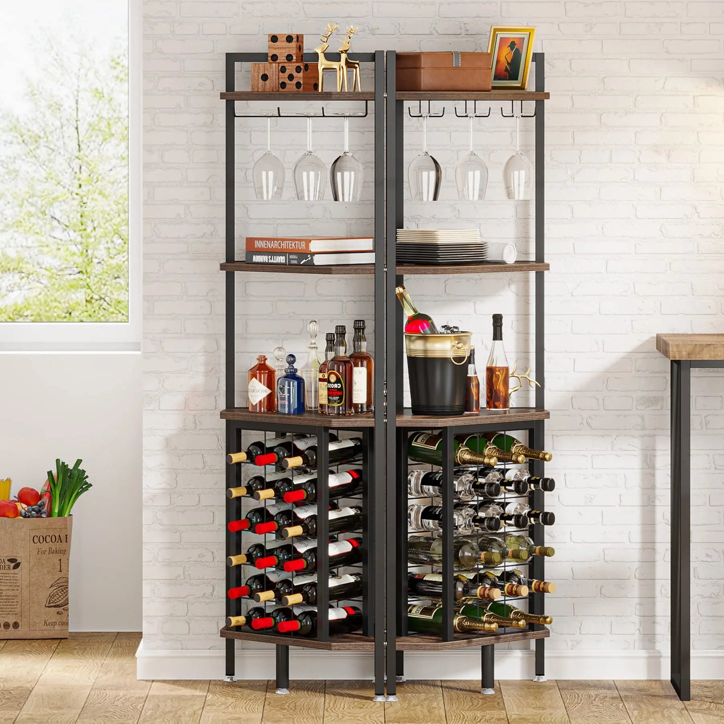 SipSpot Corner Glass & Bottle Display | US - KaveCore