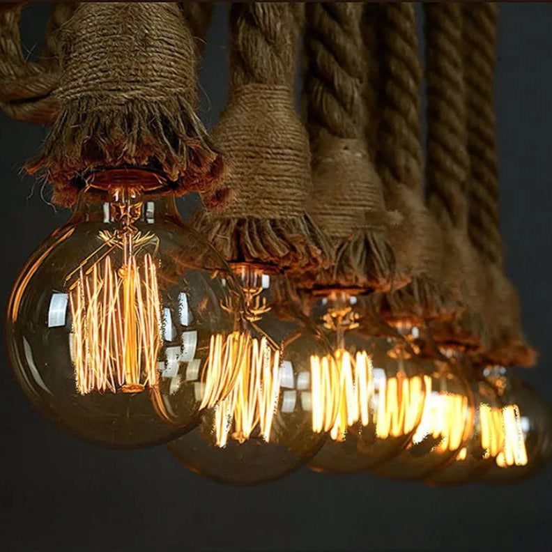 Knotted Rope Pendant Light - KaveCore