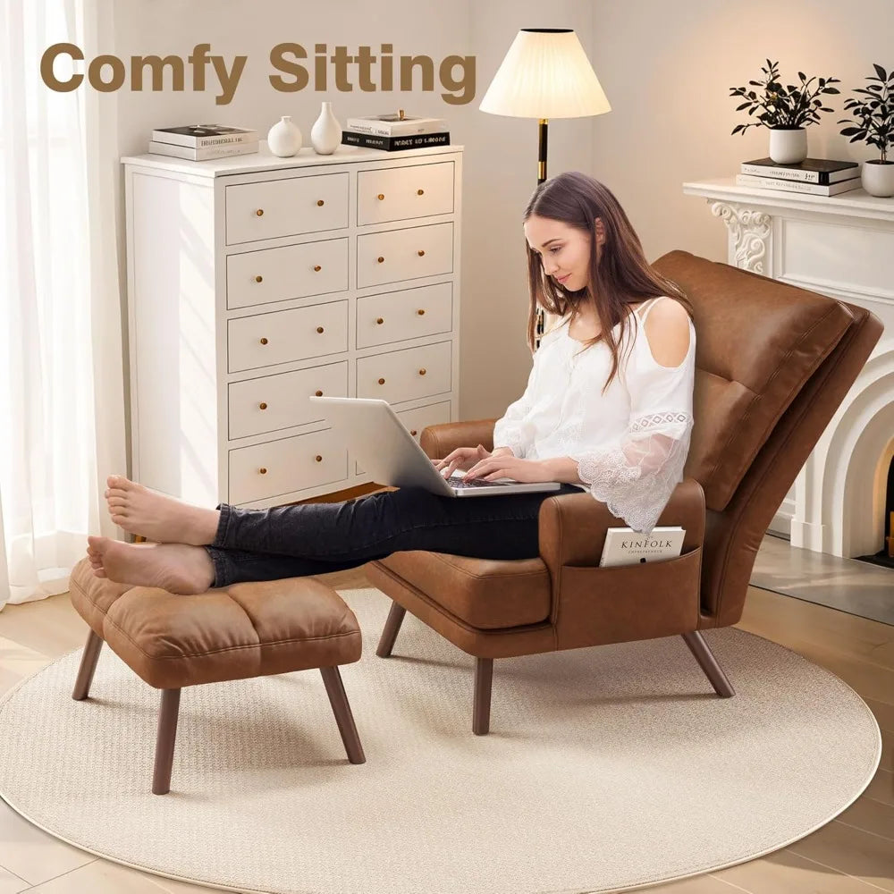 The Studio Siesta Recliner & Ottoman Set US - KaveCore