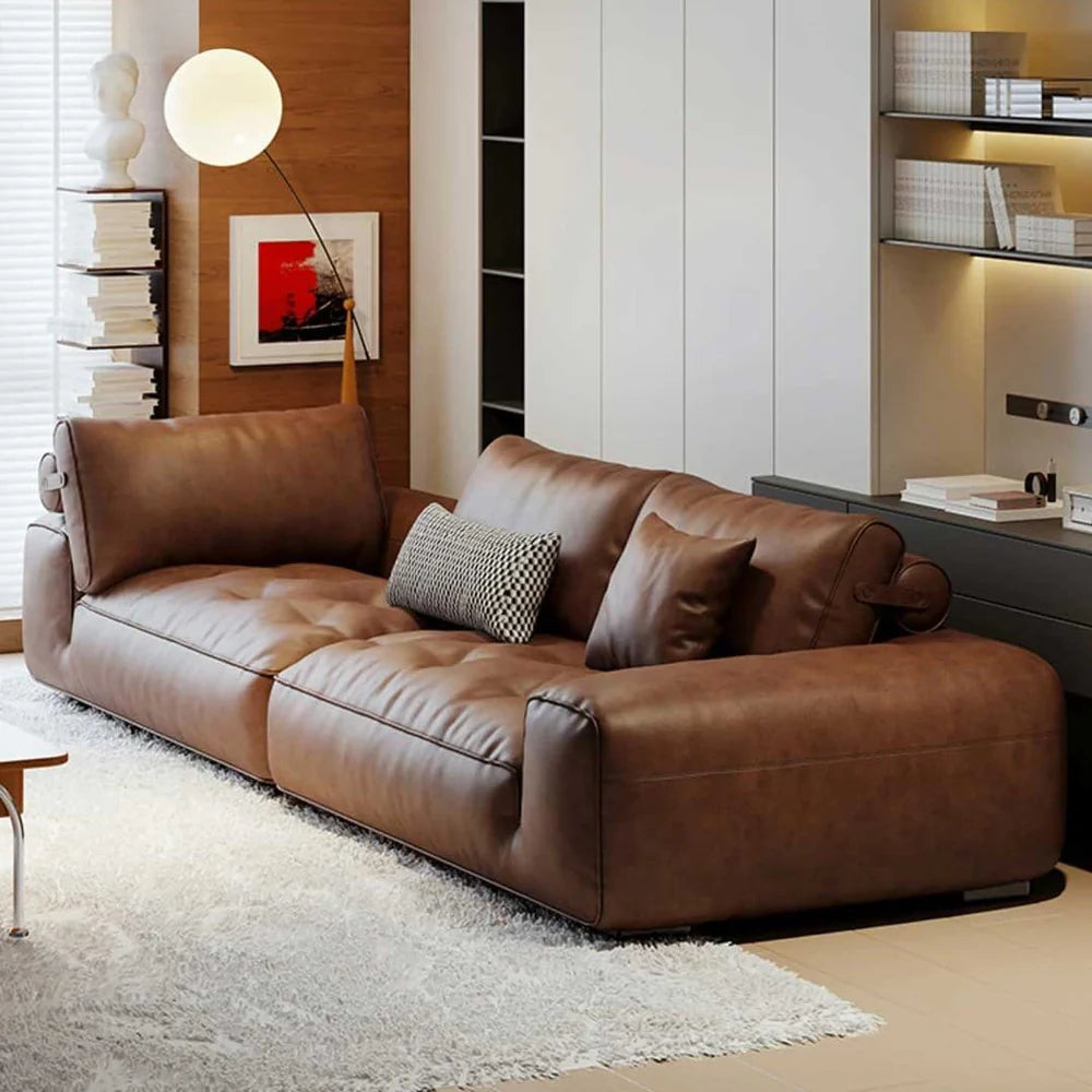 Lazaro Leather Sofa