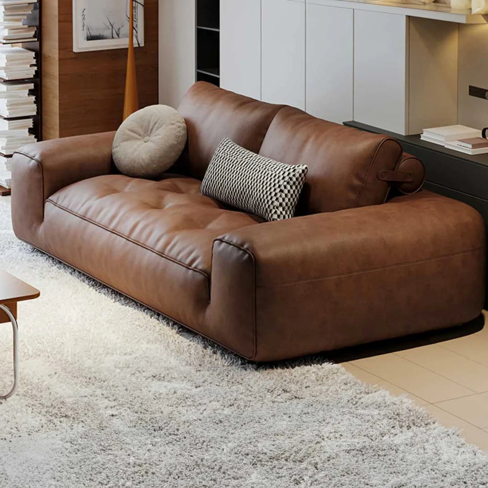 Lazaro Leather Sofa