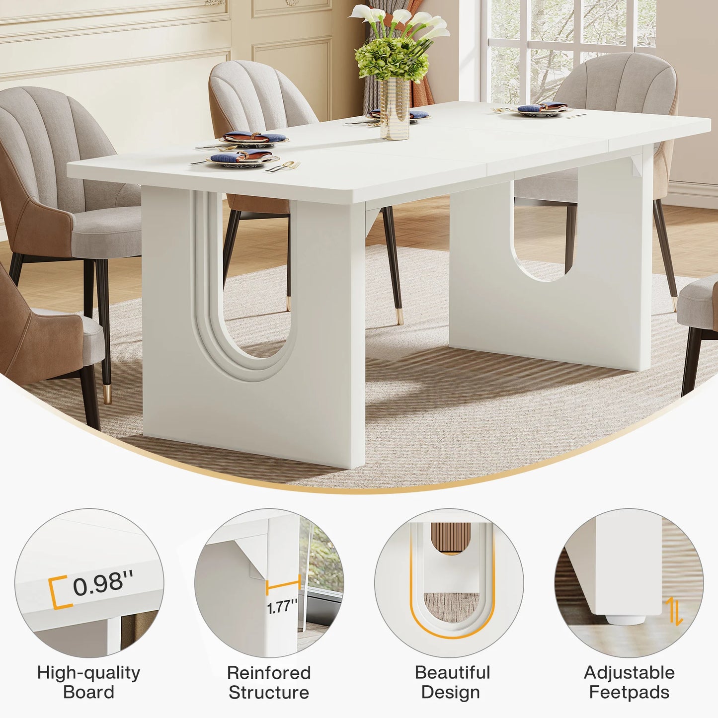 Solace Oak Table US