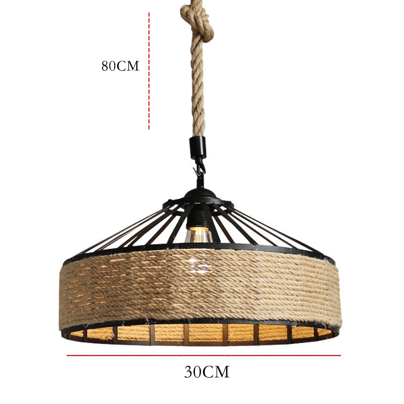 Old Deck Rope Chandelier - KaveCore