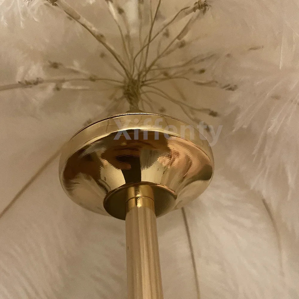 Palmira Feather Table Lamp - KaveCore