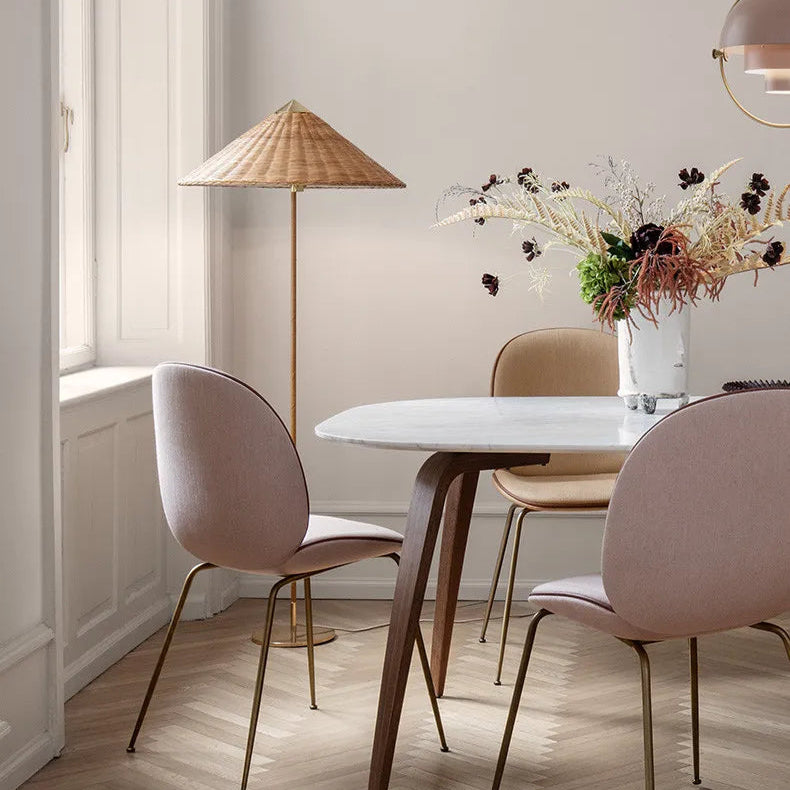 Kyoto Shade Rattan Floor Lamp