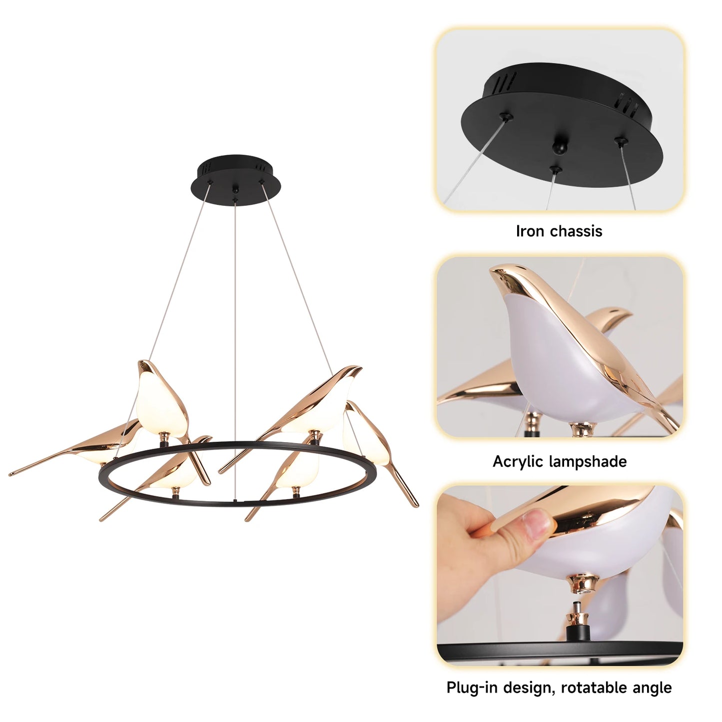 Modern Chiriya Circular Chandelier