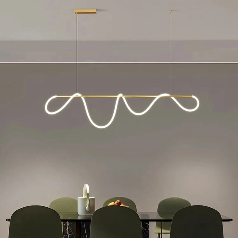 Seriflux Waveline Pendant Light